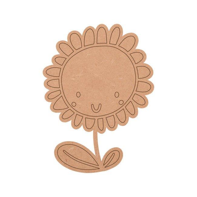 MDF FLOWERS & PLANTS SHAPE FRIDGE MAGNET BASES